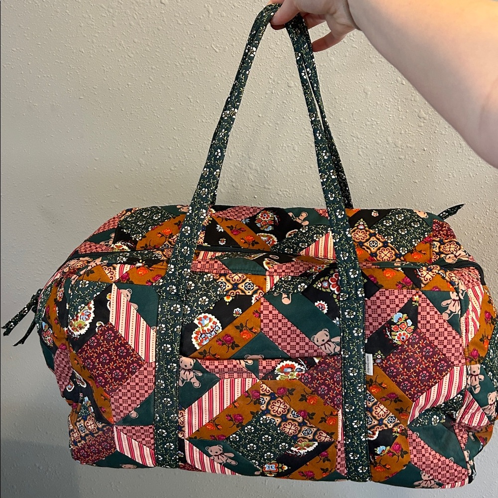 Vera Bradley X Anthropologie Weekender Bag Set of 3 Quilted Patchwork - Picture 6 of 11